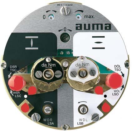 Bedieningsinstructies met besturingseenheid AUMA MATIC AM 01.1/AM 02.1 16. Potentiometer (optie) instellen Voor terugmelding op afstand. Afsluiter in de eindstand DICHT brengen.