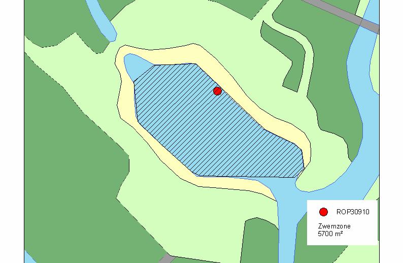2.3 Beheer Figuur 2.3 zwemwaterzone en meetlocatie De locatie maakt deel uit van een 3 ha groot recreatieterrein en wordt beheerd door Recreatieschap Spaarnwoude.