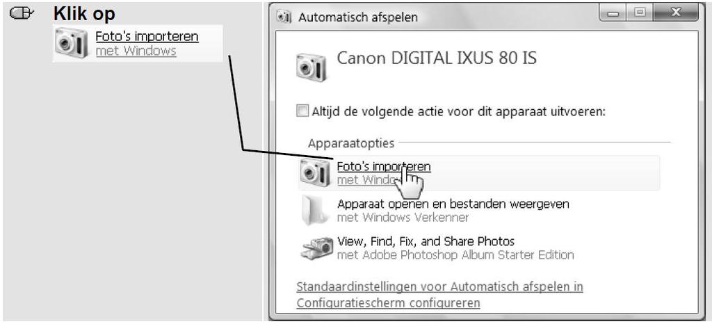 5. Stop-motion op de computer STAP 1: Foto s op computer zetten Plaats al jouw foto s op de computer.