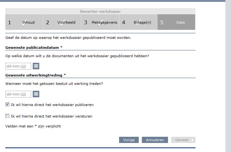 8.1.3 Stap 5 Aanmaken In stap 5 plaats je de tekst in het nieuwe document.