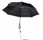 // PARAPLU Regenachtig weer? Met deze in hoogte verstelbare paraplu kunt u veilig naar buiten.