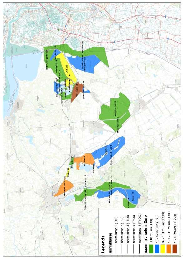 Normering regionale waterkeringen Groningen en Noord-Drenthe april 2013 Figuur D-4: