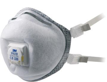 3M Lasrookmaskers Specifieke bescherming tegen de lasrook die tijdens het lassen vrijkomt. Een actieve koollaag verwijdert de ozon die bij MIG, TIG en booglassen vrijkomt.