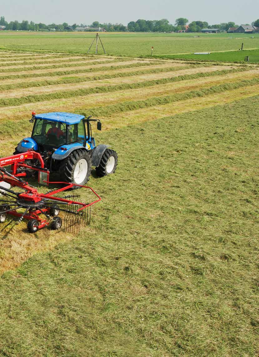 LELY HIBISCUS Goed harken merkt u direct in uw portemonnee De stabiliteit van de rotor is het meest bepalend voor de capaciteit Een rotor kan nog zoveel tandarmen hebben, een onrustige rotor is de