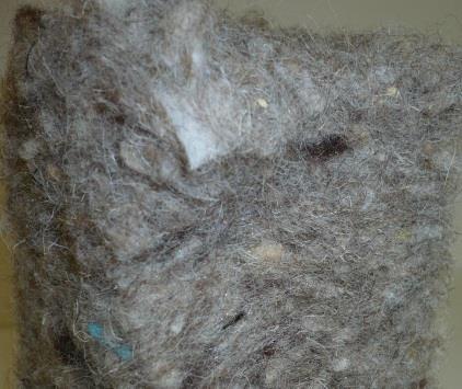 Natuurlijke isolatiedekens schapenwol + gerecycleerde wol cellulose hennep en