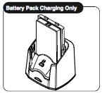 Met deze batterijen kan ook op hoog vermogen worden gezonden. De batterij kan maar op één manier correct gemonteerd worden. 1.