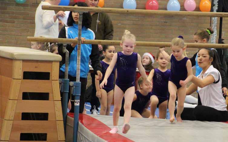 De grootste wens (droom) is een eigen Free Running accommodatie. 1.3 Sportgroep Turnen De turnafdeling heeft meegedaan aan wedstrijden op recreatie- en selectieniveau.