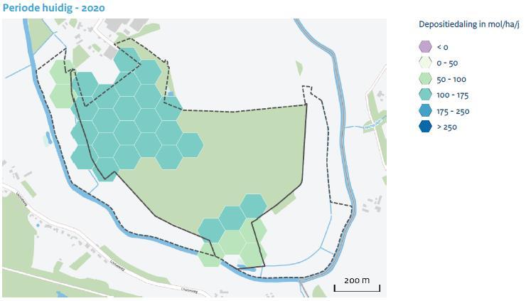 beschikbaarheid van stikstof voor het systeem weer afnemen.