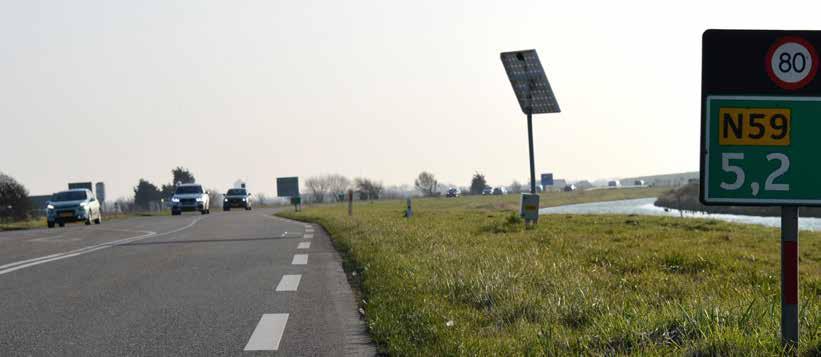 4. Veilig en vlot verkeer 9 Het verkeer op de doorgaande routes (N57 en N59) wordt te vaak opgehouden door afslaand en/of landbouwverkeer.