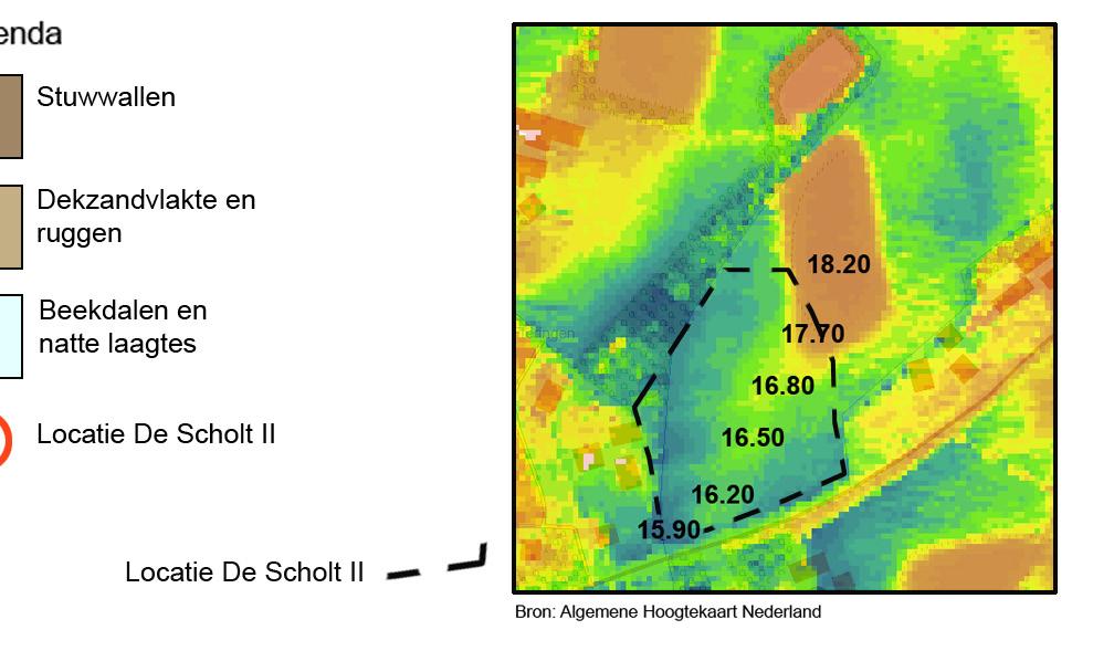 4 Plangebied bezien vanaf De Scholt I, kijkend richting het oosten Figuur 2.5 Plangebied bezien vanaf de Ootmarsumseweg, kijkend richting het noorden.