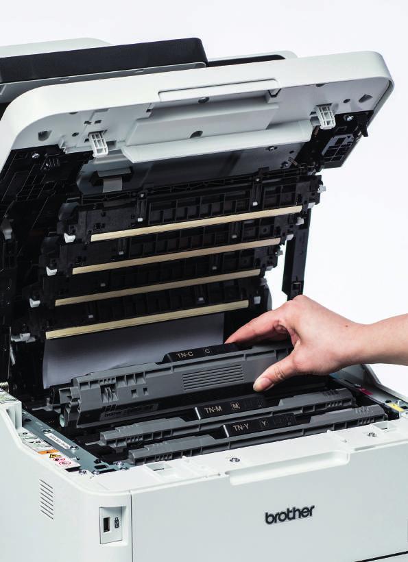 printen Stille printer met draadloos netwerk Print tot 24 pagina's per minuut