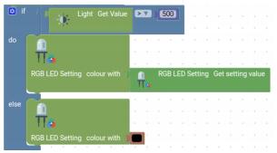 hebben ze lesson 1 voor nodig van de CPF Arduino Blockly app. Hier kiezen de leerlingen voor de edit button. Zie voor verdere uitleg over de code Uitleg code & programmeren hieronder.