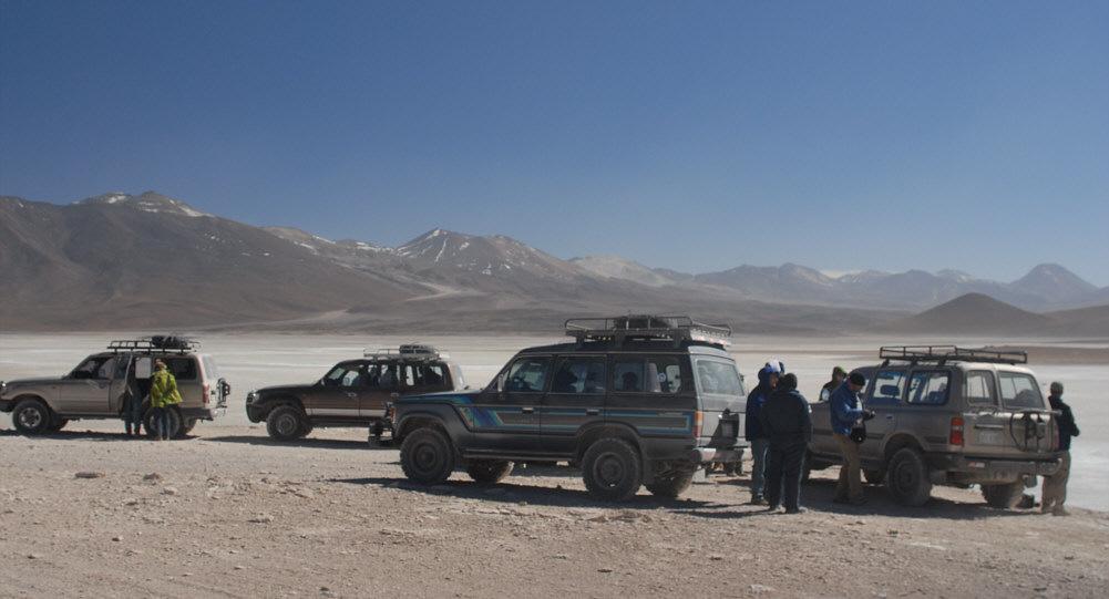 De volgende dag staat er opnieuw een 4X4 expeditie op het programma. Deze keer moeten we niet zelf rijden.