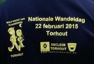 Zondag 22 februari 2015. Wandelbus. Nationale wandeldag te Torhout en Zottegem.