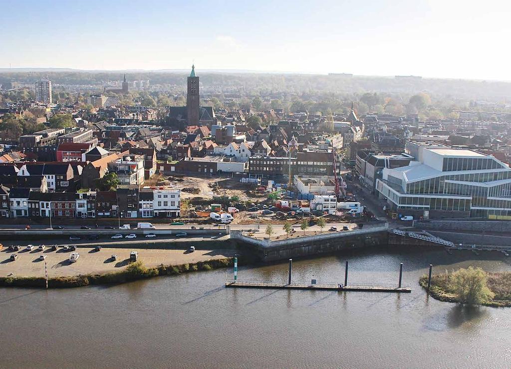 T Perenhof ligt op een unieke locatie in het bruisende centrum van Venlo en tegelijkertijd