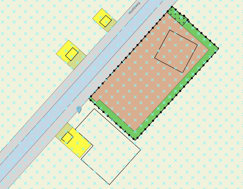 Huidige situatie Het perceel ligt aan de Hoofdweg oostzijde tussen Nieuw-Vennep en Hoofddorp, direct aansluitend aan de zuid(west)zijde van het crematorium.