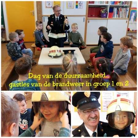 Week van de duurzaamheid In het kader van de week van de duurzaamheid kwamen er in groep 1-2 en groep 3-4-5 beroemde plaatselijke voorlezers. Zij lazen een verhaal voor over zuinig zijn op de aarde.