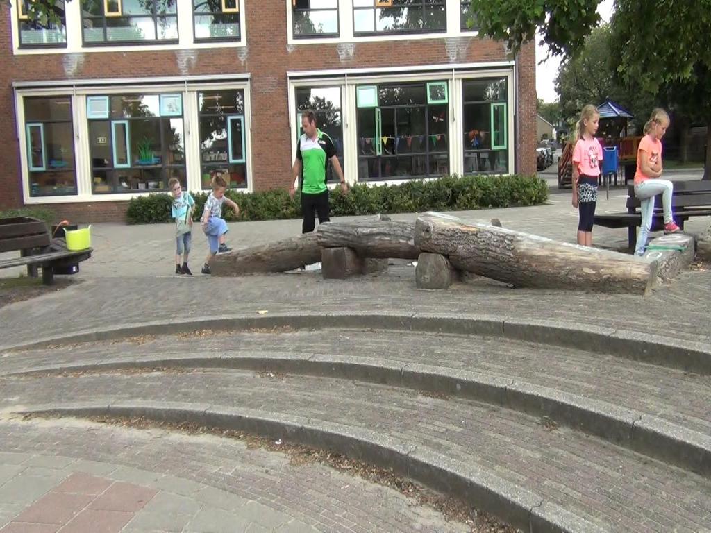 Beweeg Wijs keuze zone Leerlijn Doelen op het kleuterplein Evenwichtsparcours Balanceren Ervaren van