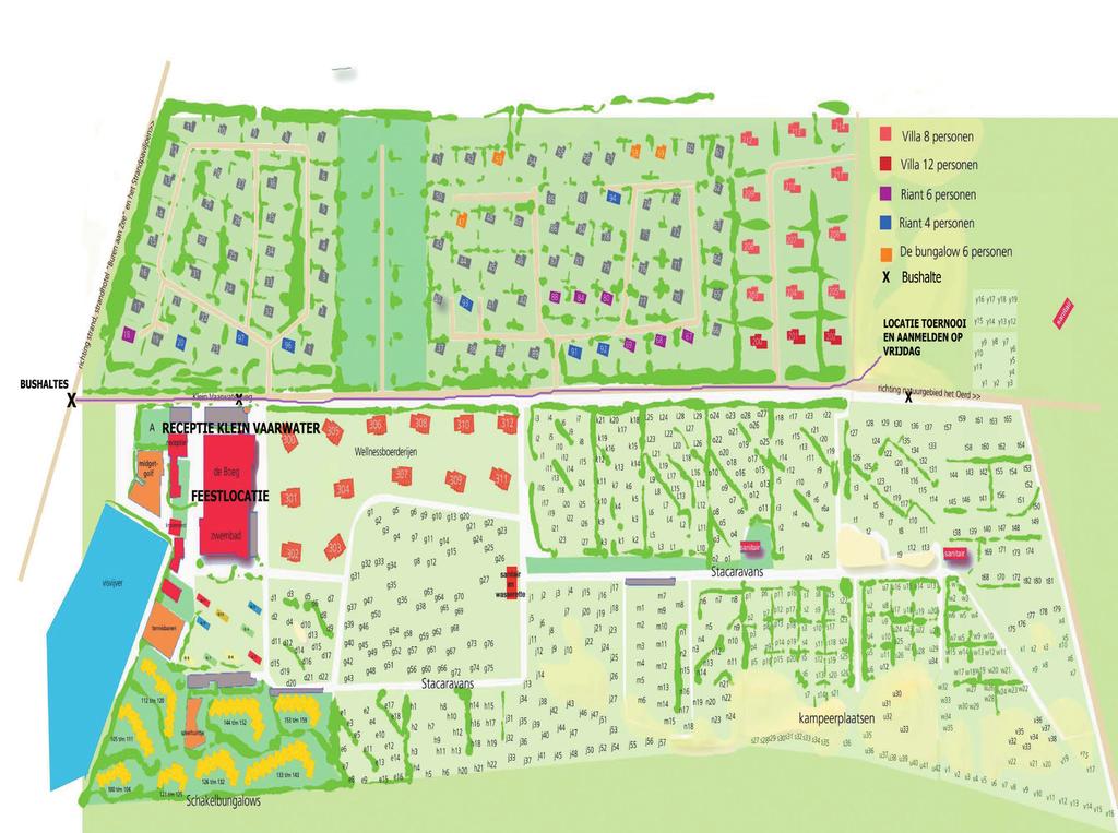 PLATTEGROND KLEIN VAARWATER 8 Volg de paarse