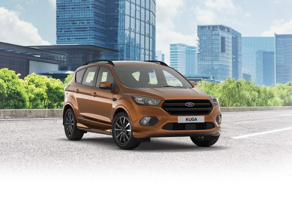 Bij aankoop van een KUGA uit 300 (*) NEW ECOSPORT ST-LINE 1.0i ECOBOOST (140PK) 5D FWD M6 Aanbevolen catalogusprijs 24.000 Lentekorting (1) - 1.840 Nettoprijs (2) 22.160 EcoBon (4) - 2.