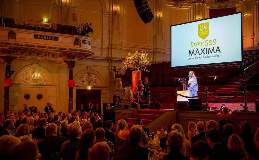 5 september 2017 was het eerste benefietgaladiner van het Prinses Máxima Centrum. Het diner in Het Concertgebouw bracht 2,7 miljoen op voor de ouder-kindkamers en de intra-operatieve MRI.