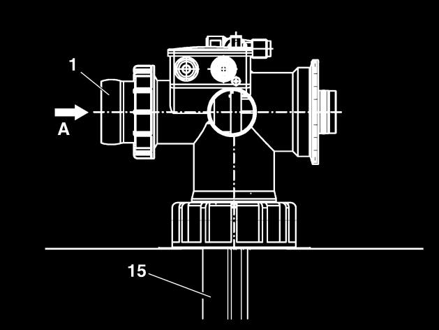 Basisset monteren (eerste tank in de vulrichting) De O-Ringen zijn ingevet. Bekijk de gekozen opstelling om de juiste plaats van de aansluitingen te bepalen. 1.