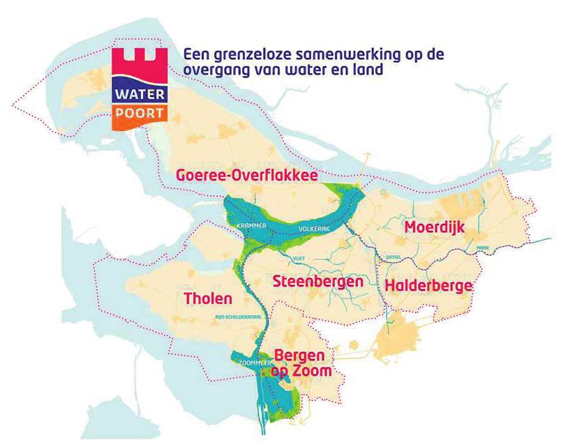 Enkele DPRA-werkregio overstijgende / subregionale projecten Waterpoort (West Brabant) Ook het gebiedsnetwerk Waterpoort is hier een goed voorbeeld van.