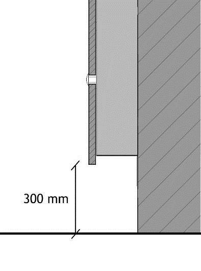 16 Specifieke ontwerprichtlijnen voor gevels met EQUITONE [materia] Doordat het oppervlak van EQUITONE [materia] geen beschermende coating of hydrofobering heeft, is extra zorg en aandacht nodig voor