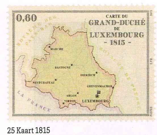 Het groothertogdom in wording De Geallieerden hadden op 10 juni 1815 besloten tot de stichting van een nieuwe onafhankelijke staat tussen de Maas en de Moezel: het groothertogdom Luxemburg.