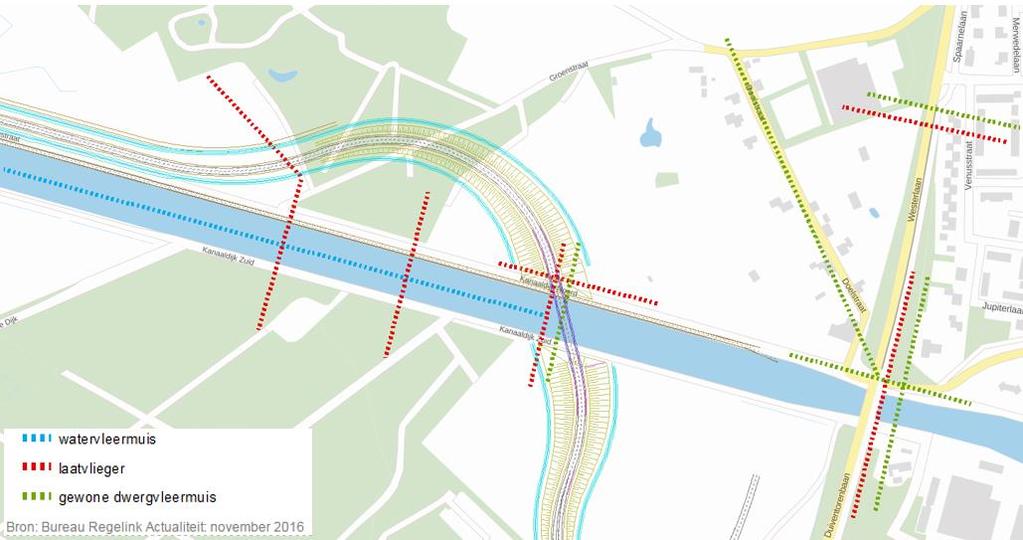 Verschuiving 100 meter In alle gevallen kan de verstoring van de vliegroutes gemitigeerd worden.