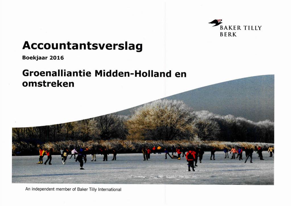 Accountantsverslag Boekjaar 2016 Groenalliantie Midden-Holland en