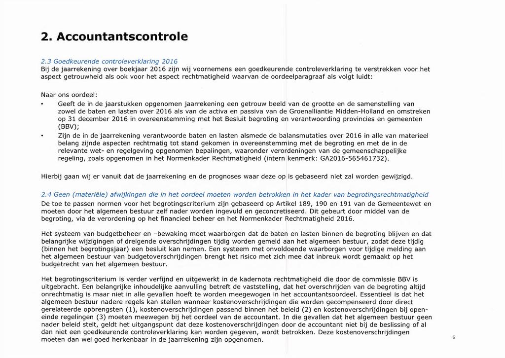 2. Accountantscontrole 2.