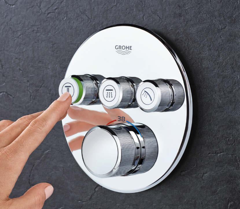 COMPLEET AANBOD GROHE SMARTCONTROL ROND OF VIERKANT?