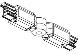 3-Fase Rail en toebehoren Railspot LED Product Artikel omschrijving Kruisverbinding Leverbaar in de kleuren: zwart