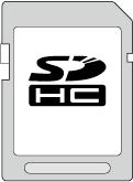 (A pag 144) 0 Dit apparaat ondersteunt SD-kaarten van 256 MB tot 2 GB 0 Gebruik een klasse 4- of hoger compatibele SD-kaart (2 GB) voor videoopnamen