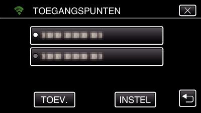 START 3 Tik op INSTELLING WI-FI 0 Tik op START na het invoeren van de PIN-code van het toegangspunt (draadloze LAN-router) (De verbinding kan niet gemaakt worden als START wordt aangetikt voordat de