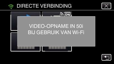 Gebruik van Wi-Fi door het aanmaken van een QR-code 0 Dit scherm verschijnt automatisch na ongeveer 3 seconden, maar verdwijnt onmiddellijk als het