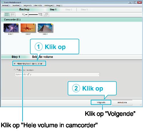 Kopiëren OPMERKING : 0 Als Everio Software Setup niet verschijnt, dubbelklik dan op JVCCAM_APP in Deze Computer of Computer, en dubbelklik vervolgens op install (of Installexe) 0 Selecteer Open de