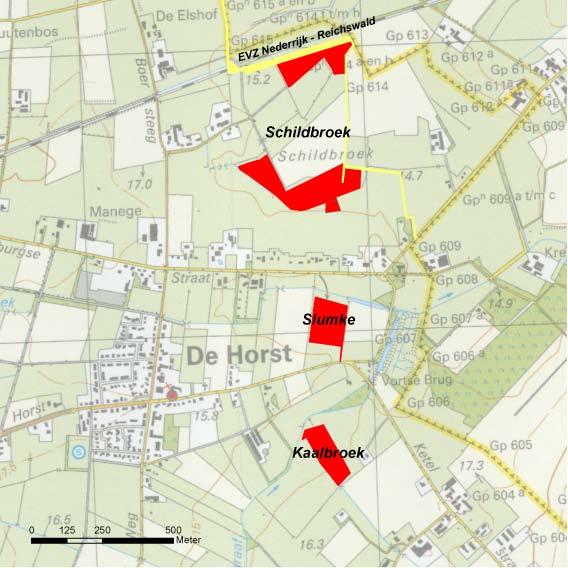 Vegetatieontwikkeling op het Kaalbroek, Slumke en Schildbroek In 28, 21 en 213 brachten we verslag uit van de vegetatieontwikkeling op natuurpercelen van de Stichting Landschap Ooijpolder-Groesbeek.