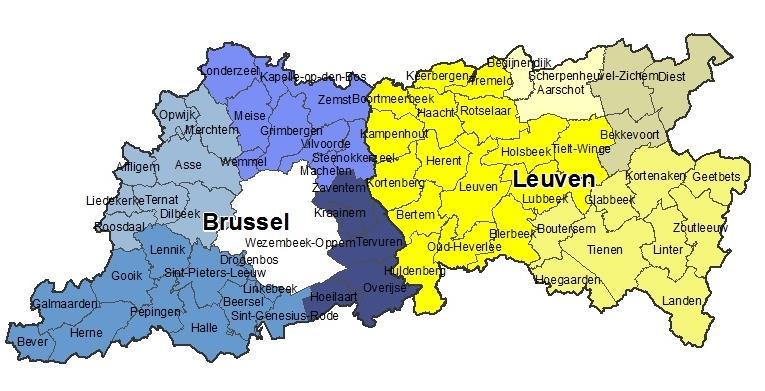 2. Het netwerk: werkingsgebied 1 provinciaal netwerk met 1 penhouder Perceel Regio 100% trajecten 75% trajecten AT-VLB-01 Leuven 180 135 AT-VLB-02 Halle/Vilvoorde 105 79 7