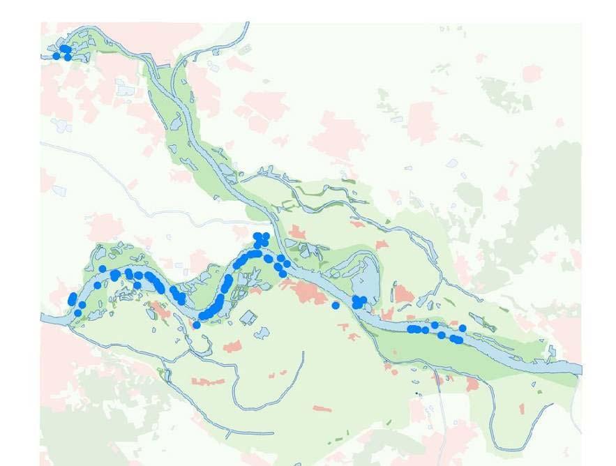 Stroomdalgrasland verspreiding Brede