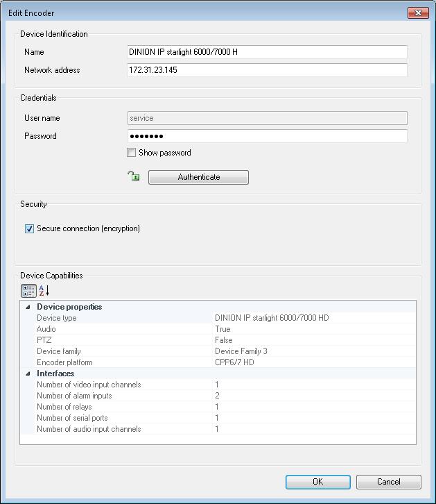 76 nl Pagina Apparaten Bosch Video Management System U kunt de apparaatcapaciteiten van een apparaat controleren en bijwerken. Bij het openen van dit dialoogvenster wordt het apparaat aangesloten.