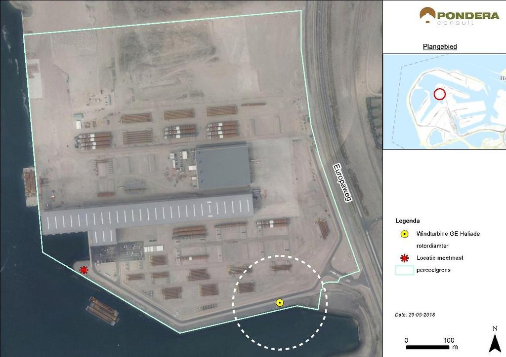 5 TOELICHTING OP DE AANVRAAG Inleiding Twinpark Sif B.V. (kortweg: Twinpark) heeft in samenwerking met windturbinefabrikant General Electric het voornemen een nieuw type windturbine te realiseren op de Tweede Maasvlakte.