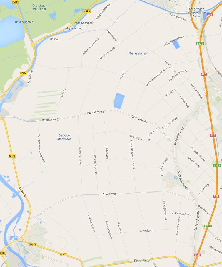Bijlagen bomenbeleidsplan gemeente Staphorst 2016-2030 N Buitengebied ten westen van snelweg