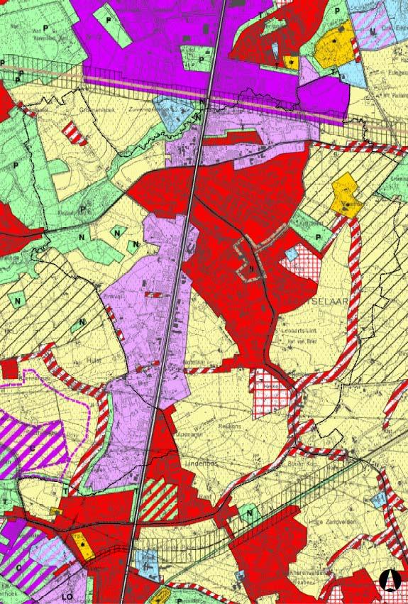 Huidige bestemming In de jaren 1970 werd voor gans Vlaanderen bodembestemmingen vastgelegd o.b.v. toenmalig onderzoek en visie.