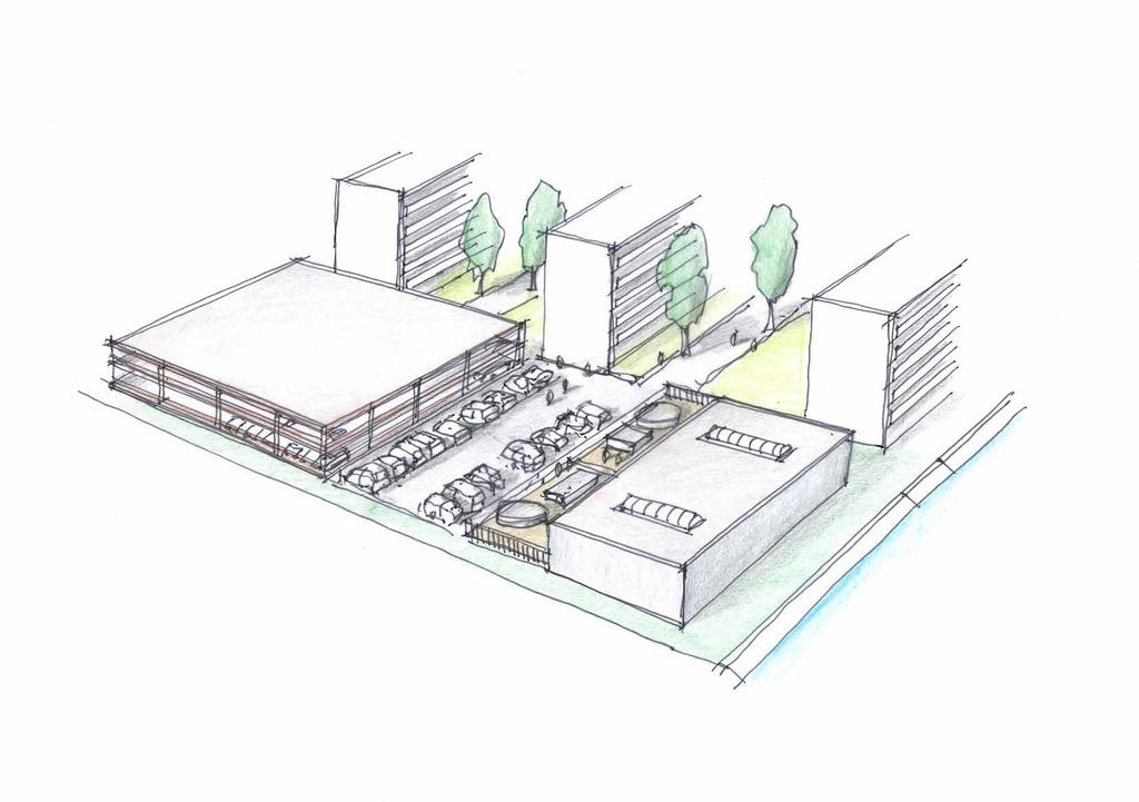 HUIDIGE SITUATIE BEDRIJFSGEBOUW FRAAIE AFSCHERMING VAN HET BEDRIJFSGEBOUW TWEE VERANDA S BOUWEN