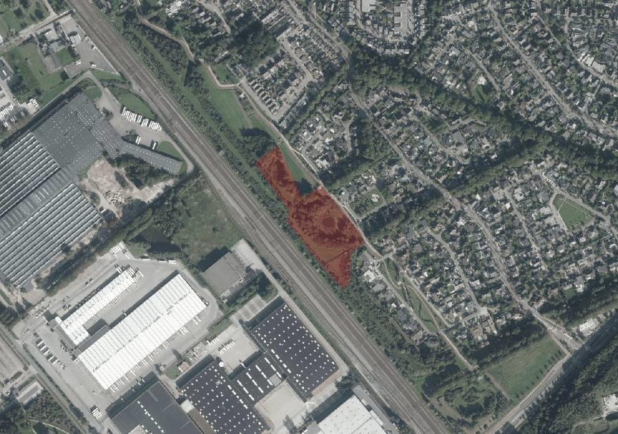 Monitoringslocaties B6 Ecopark Acht Het onderzochte middendeel van Ecopark Acht is 2ha