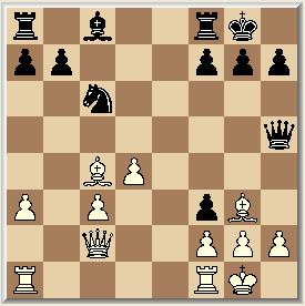 J.H. van Welzenes A. de Jong 1. d4, Pf6 2. c4, e6 3. Pc3, Lb4 4. e3, d5 Zo kan er een klassiek Damegambiet uit die Nimzo Indiër ontstaan als Wit 4. Dc2 had gespeeld Wit zet met 4.