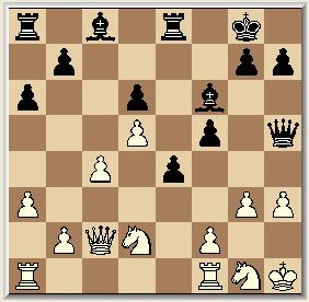 inhouden! Kassa voor de penningmeester ERASMUS HALVE FINALIST RSB BEKER 24. f4, exf3 25. Txf3 Wit bezwijkt nu aan overbelasting. 25, Ld4 26. Pf1, Lxg1 27. Dg2, Ld4 28. Tf4, Te2 29. g4, Txg2 30.