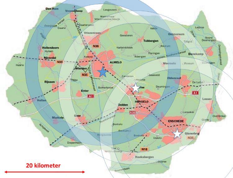 Tabel 1: Omzetclaim Doe-Het-Zelf gerelateerd aan bestedingspotentie inwoners M² wvo Doe-Het-Zelf Hornbach 10.000 m² wvo Normatieve omzet per m² wvo (landelijk) 1.